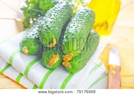 fresh cucumbers