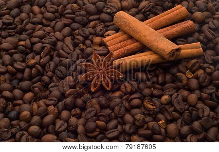 Coffee Beans And Spice