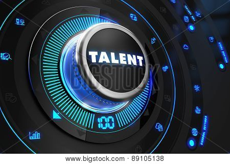 Talent Controller on Black Control Console.