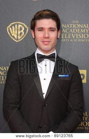 LOS ANGELES - APR 26:  Kristos Andrews at the 2015 Daytime Emmy Awards at the Warner Brothers Studio Lot on April 26, 2015 in Burbank, CA
