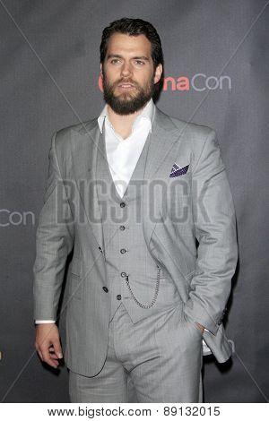 LAS VEGAS - APR 21:  Henry Cavill at the Warner Brothers 2015 Presentation at Cinemacon at the Caesars Palace on April 21, 2015 in Las Vegas, CA