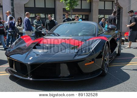 Ferrari Laferrari Car On Display