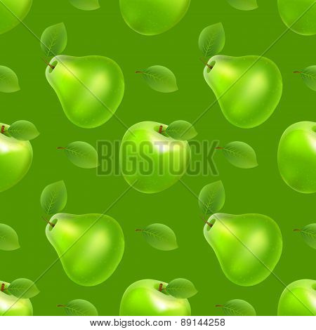 Vector seamless fruit colorful pattern