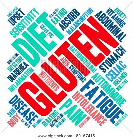 Gluten Word Cloud