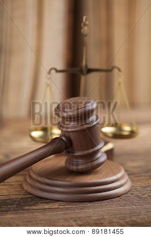 Law and justice concept, legal code