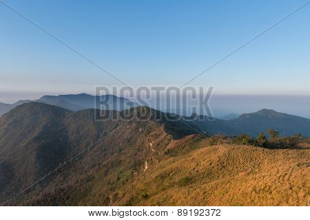 Layer Of Mountain Background