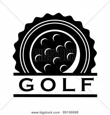 golf design over white background vector illustration