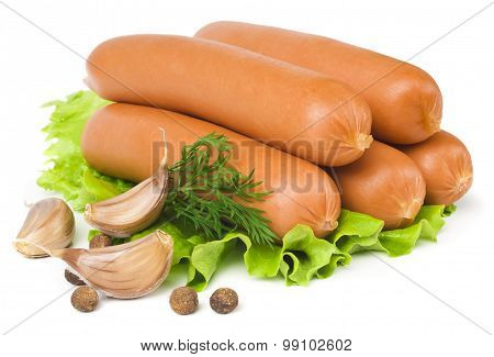 Close up of sausage