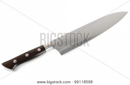 Chef's knife isolated on white background