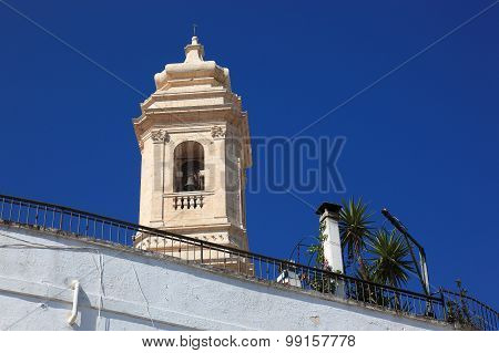 Campanile of Chiesa madre di San Giorgio Martire Locorotondo Apulia Italy