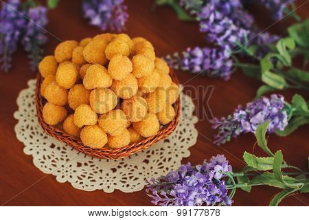 Yellow Raspberry With Lavander