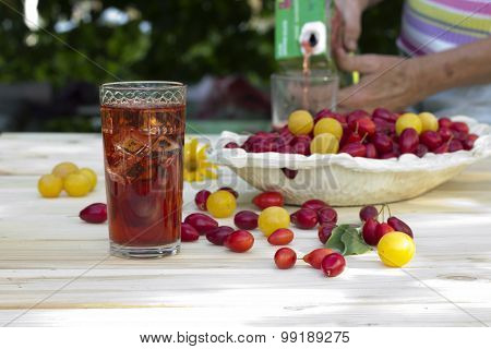Juice Of Dogwood And Plums