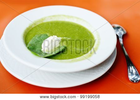 Green Cream Soup