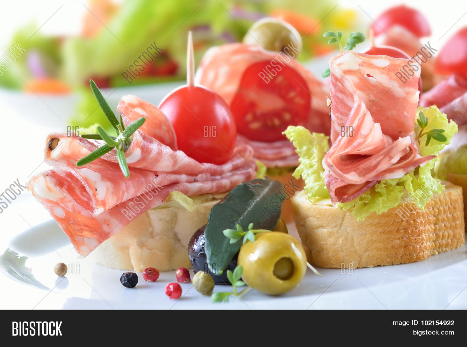 Salami Appetizers Image & Photo (Free Trial) Bigstock