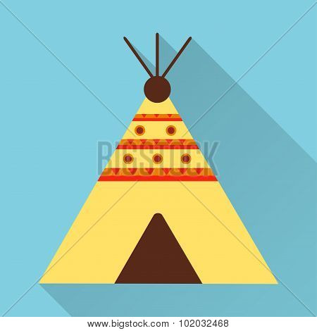 Wigwam Icon .Flat design  modern vector illustration