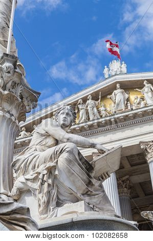 Part Of The Austrian Parliament