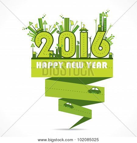 eco-city new year 2016 design
