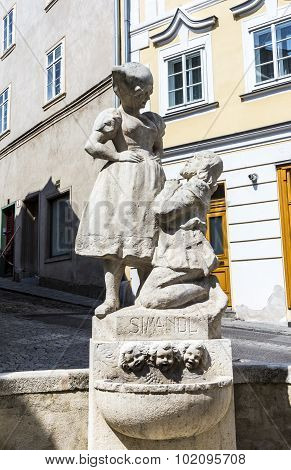 Simandl Fountain In Krems, Austria