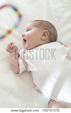 Baby In A Baby Bed