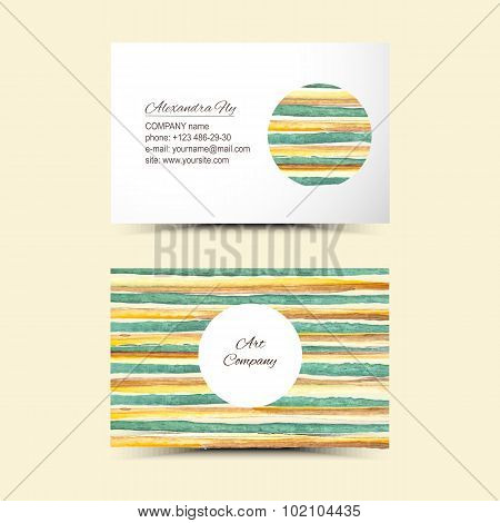 Art business cards
