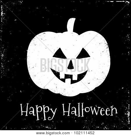 Happy Halloween Typographical Background