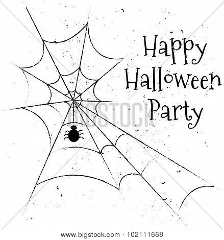Happy Halloween Typographical Background