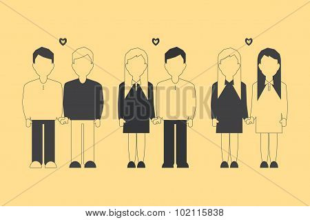 Happy Couples.
