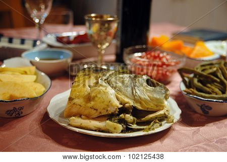 Rosh Hashana Dinner In Israel By Israeli Family