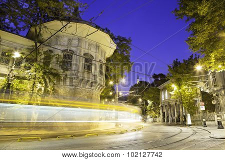The Procession Kiosk Building On The Outer Walls Of The Gulhane Park
