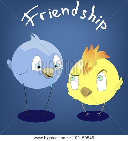 Funny Character Bird