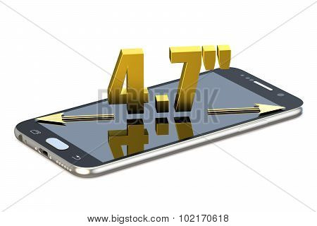 Smartphone Screen With 4.7 Inches Diagonal