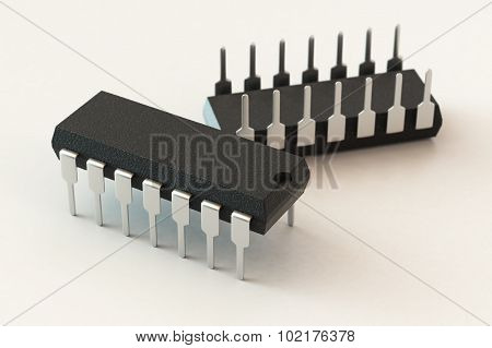 DIP chip package.