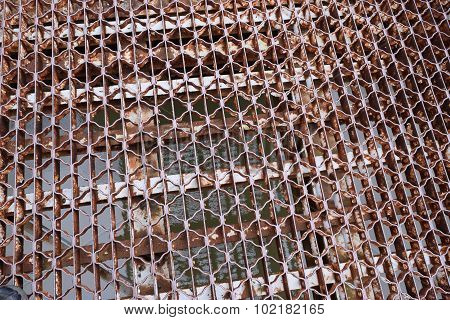 open steel decking