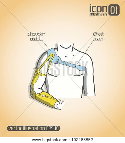 Vector Icon Prosthesis