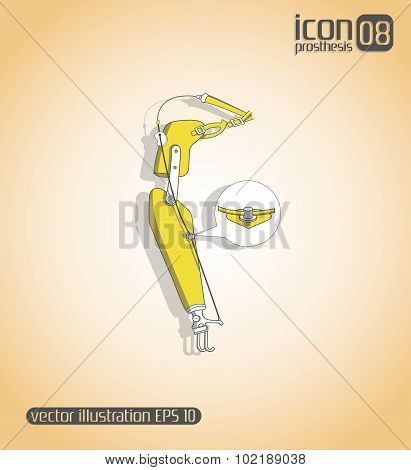 Vector Icon Prosthesis