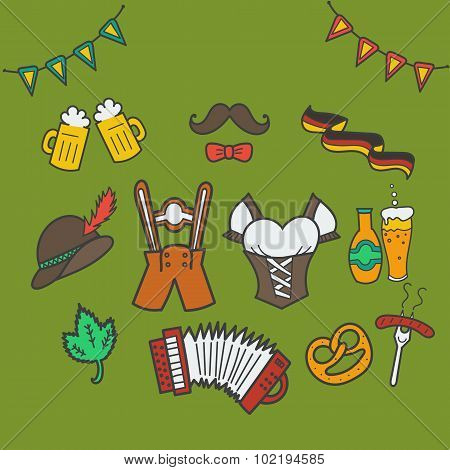 Oktoberfest icons