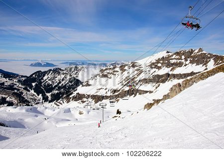 High Altitude Ski Slopes