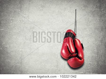 Boxing sport concept