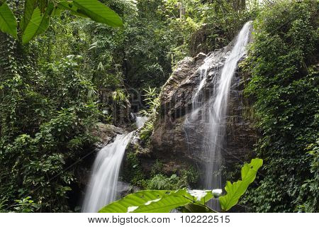 Beautiful Waterfall In Thailand.