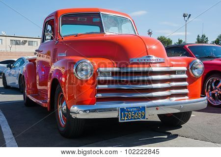 Old Chevy Truck On Display