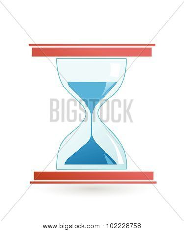 Hourglass vector icon