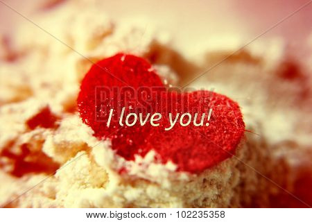 I love you romantic style