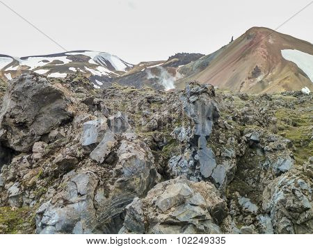Rock Formation In Iceland