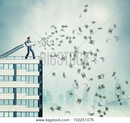Woman fands money