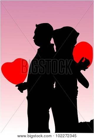 Couple in the evening