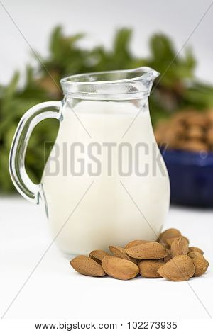 Almond Milk In A Jug