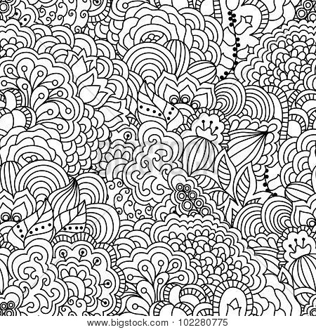 Seamless black and white background.