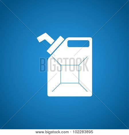 Jerrycan oil vector icon