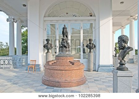 Tsarskoye Selo (Pushkin). Saint-Petersburg. Russia. The Cameron Gallery