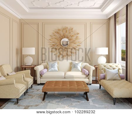 Living-room Interior.